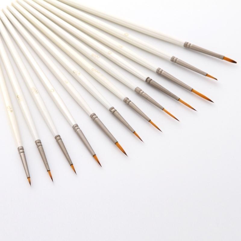 12 Pieces Premium Paint Brush Pro Paint Brush Ideal for DIY Decro Paint Acrylic