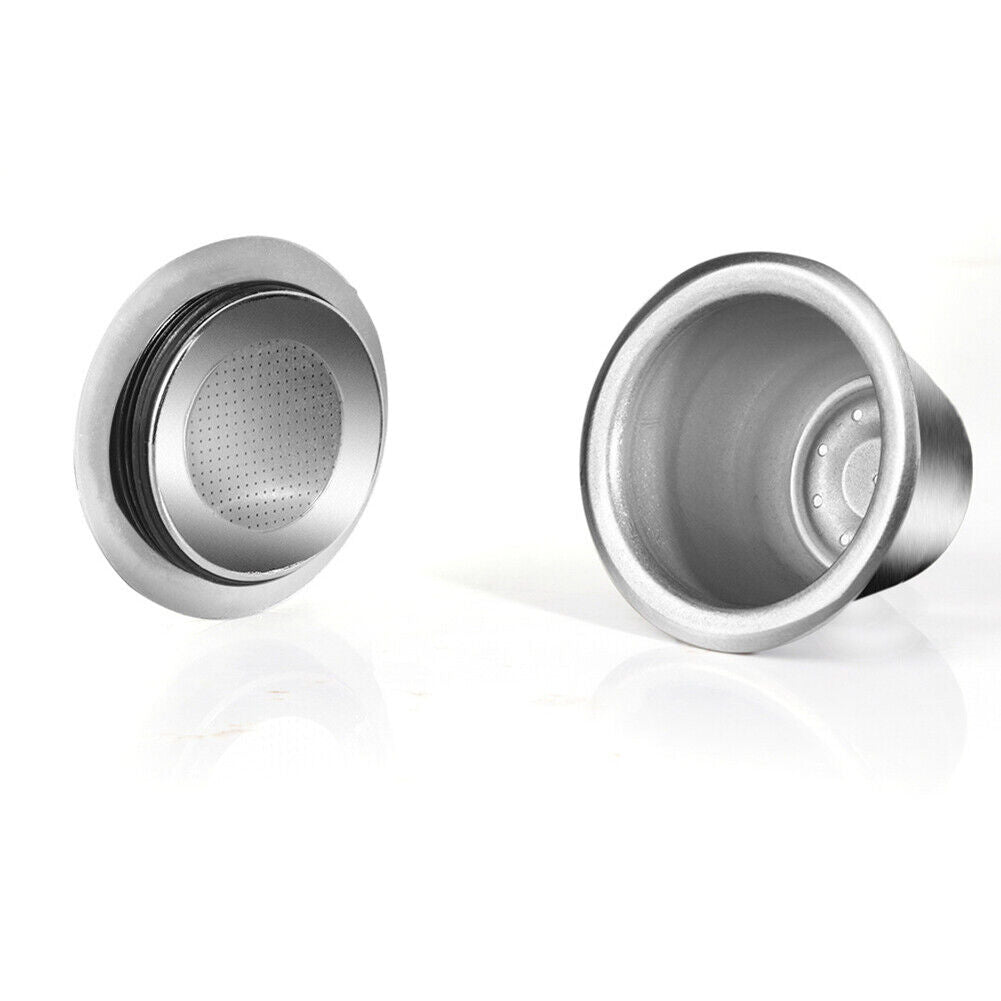 Reusable Stainless Steel Coffee Capsule Refillable Basket for Nespresso (A)