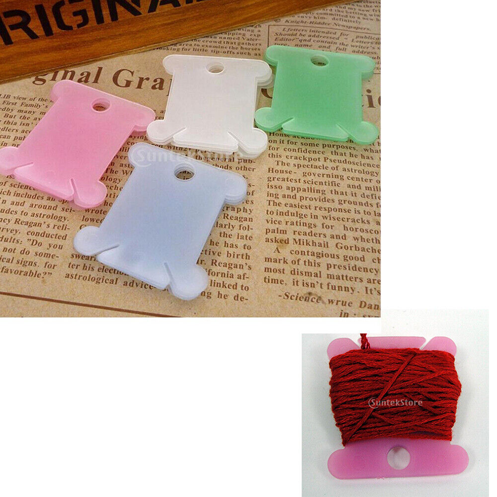 100 * Plastic Embroidery Thread Bobbins Embroidery  Supplies