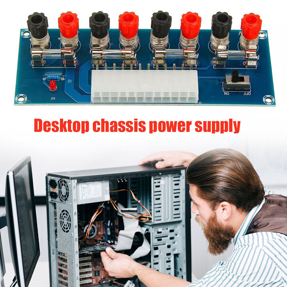 XH-M229 Desktop PC Chassis ATX Power Adapter Board 24Pin Output Terminals