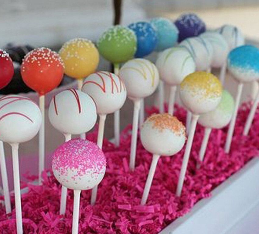 100Pcs Solid plastic Sucker Sticks For Lollipop Cake Candy Cookies Baking