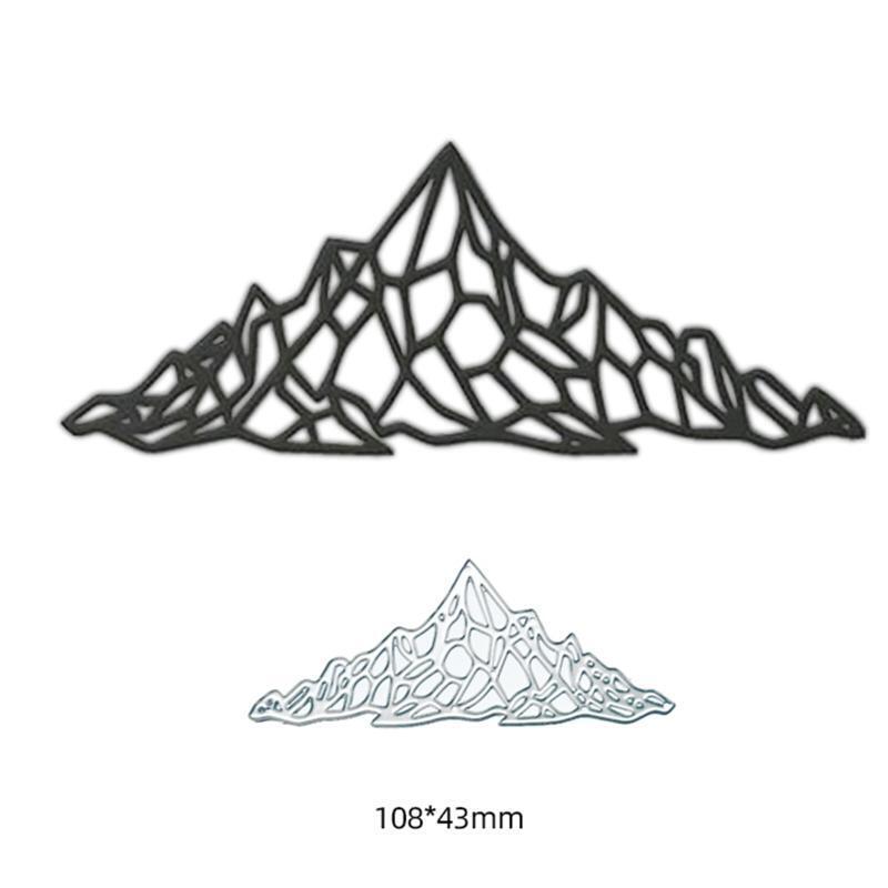 Volcano Metal Cutting Dies Stencil DIY Scrapbooking Album Paper Card Template