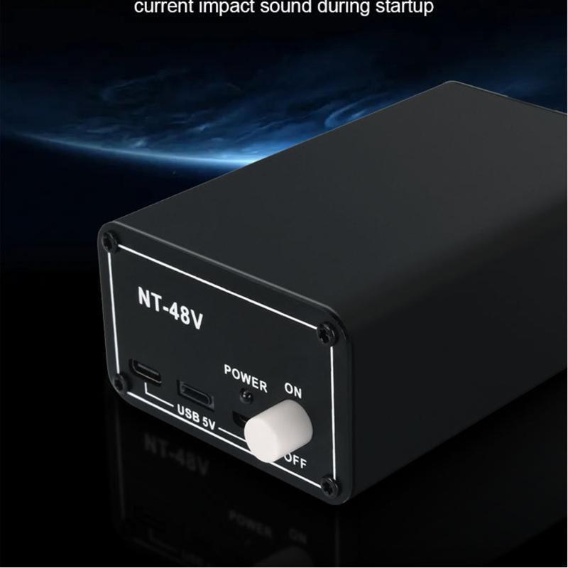 Phantom Power Supply for Karaoke Musical Instruments Live Broadcast Recording