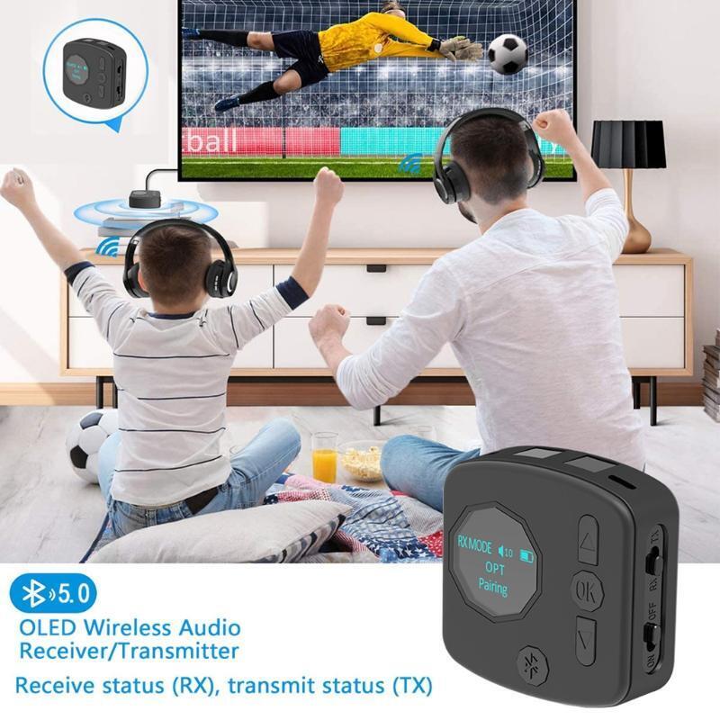 Audio AdapteReceiver Convert Ordinary Speakers to Wireless Speakers ABS Marerial
