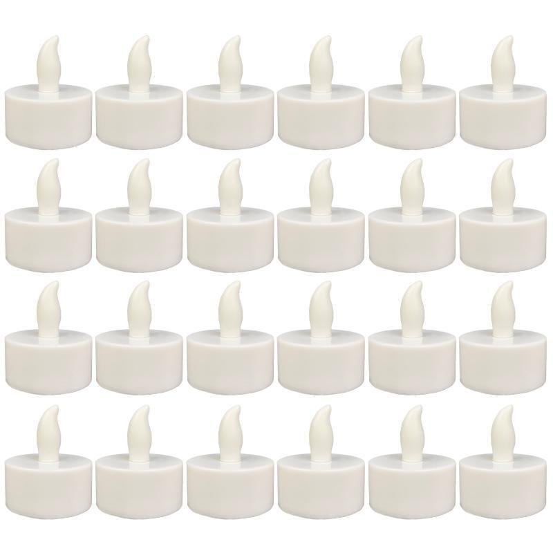 Led Tea Lights 24 Pcs Mini Candle Lamp Battery Operated Flameless No Flickering