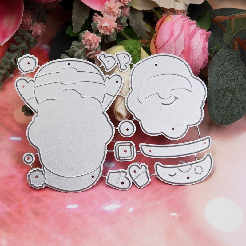 Christmas Santa Claus Metal Cutting Dies Stencil Scrapbooking DIY Album Stamp