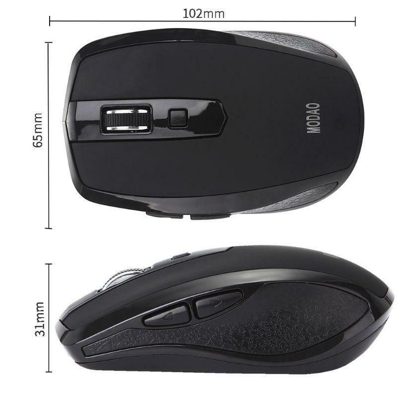 Premium Gaming Mouse 800/1200/1600 DPI 2.4G USB Type-C Wireless Electronic Mice