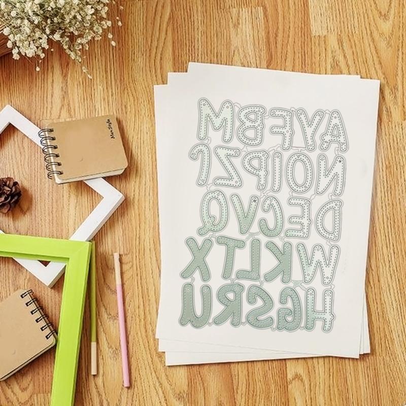 Letter Cutting Dies Alphabet Die Cuts for Greeting Card Making DIY Albums Crafts