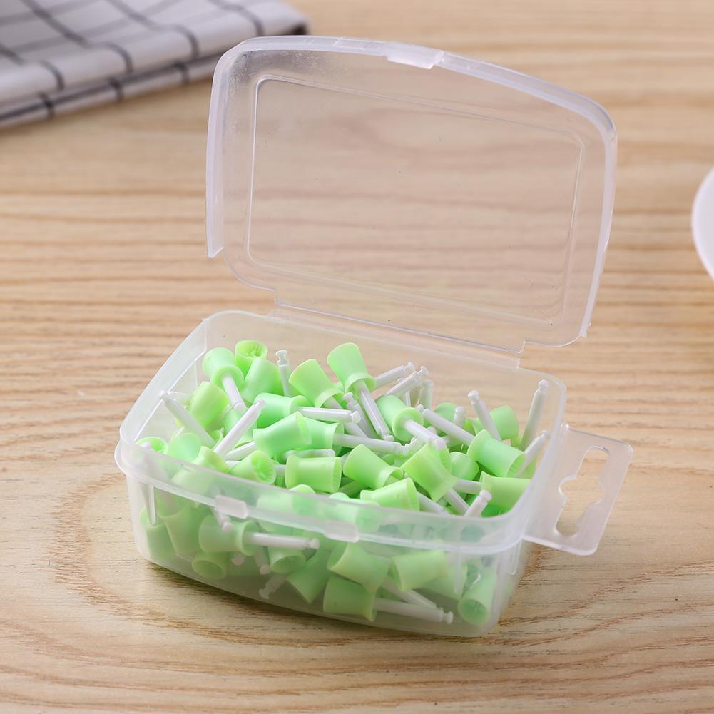 100pcs/box Disposable Dental Polishing Cup Tooth Polish Brush Polisher Cup