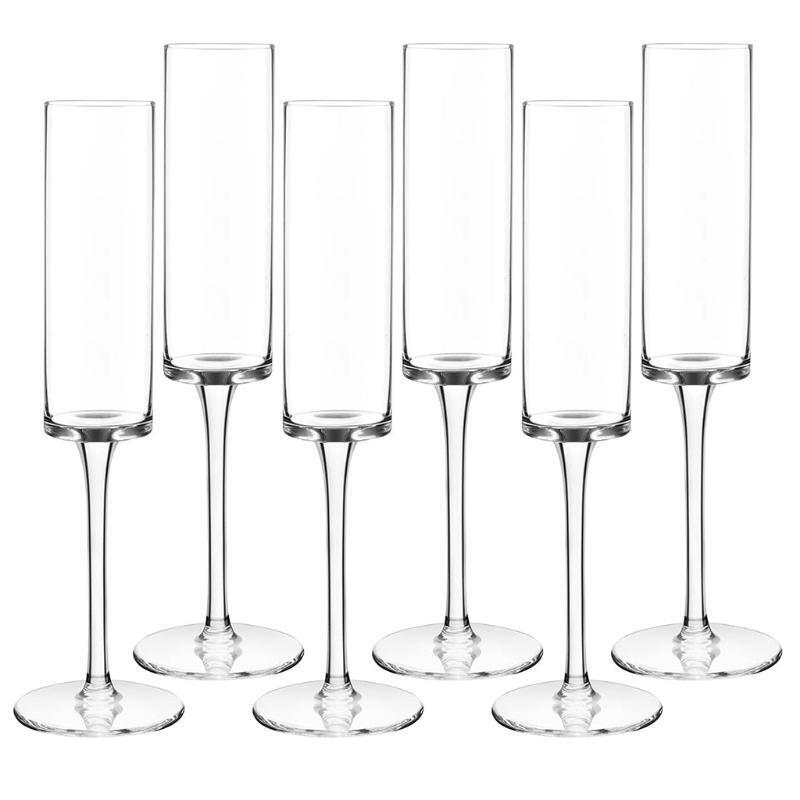 Champagne Flutes Disposable Acrylic Champagne Glasses for Weddings and Campings