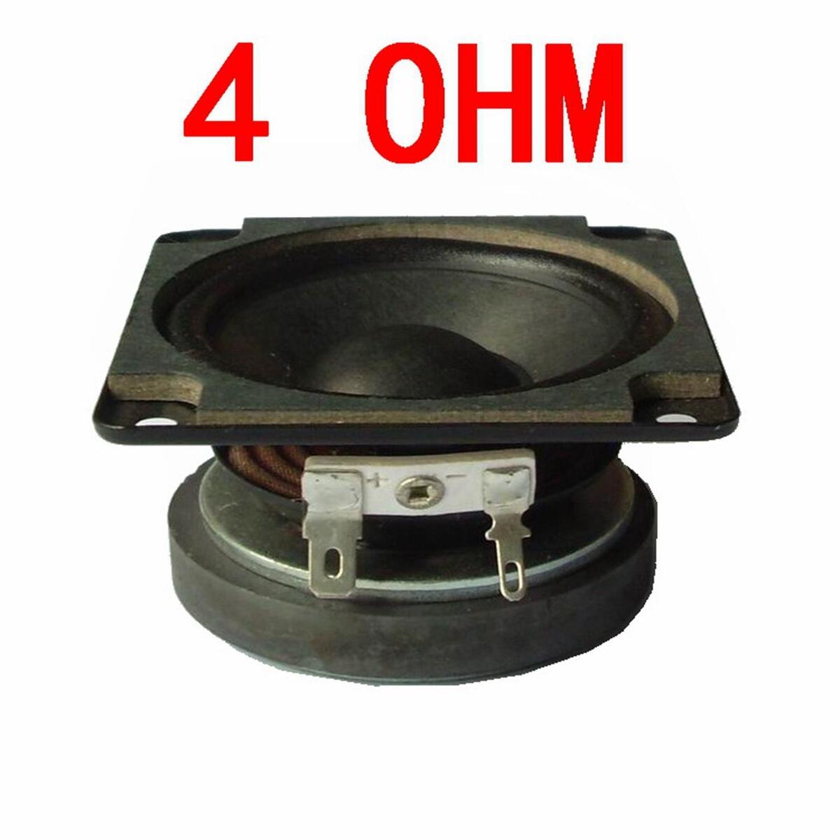 Midrange Speaker 70mm Repair Square Stereo Replacement 60mm Magnet for DVD