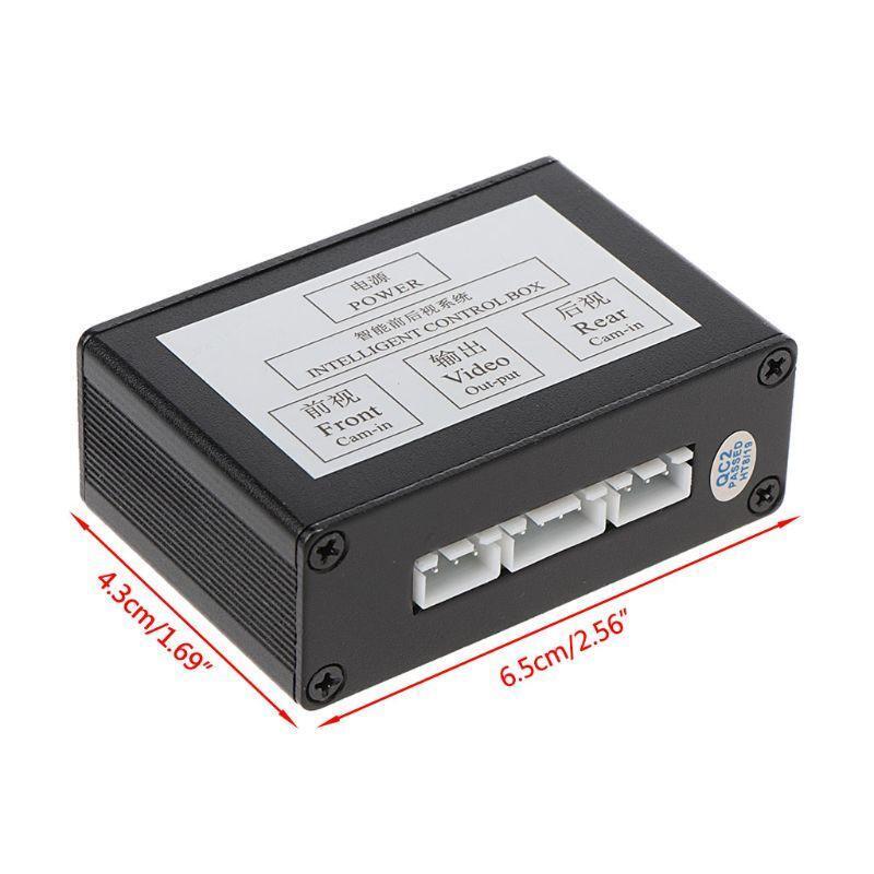 Vehicle Reversing System Two-Way Control Box Front Rear View Channel Converter