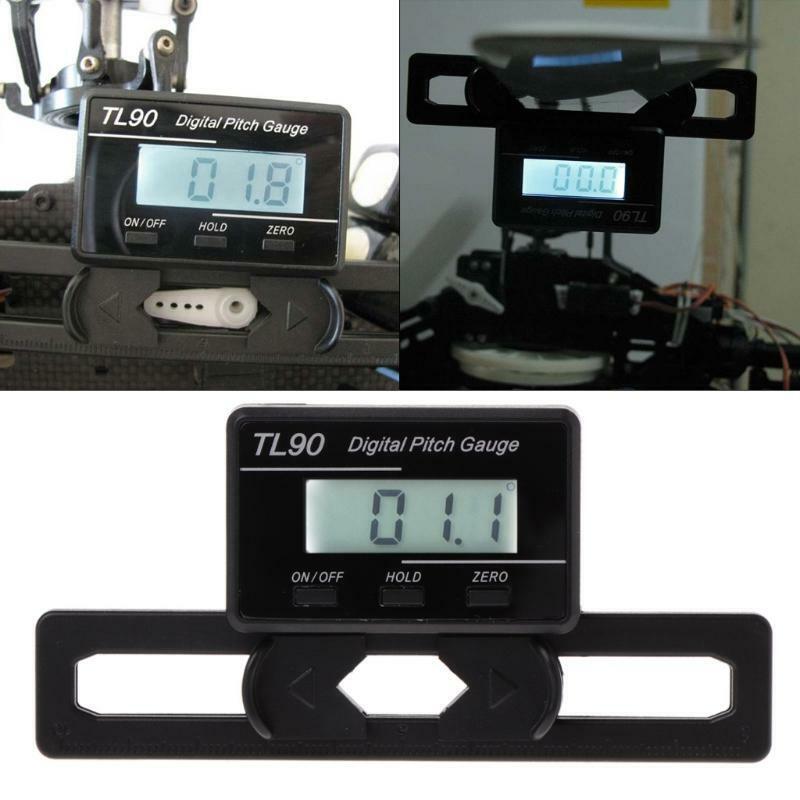 Compact Pitch Gauge with LCD Display Main Blade Digital Pitch Gauge Tl90 Useful