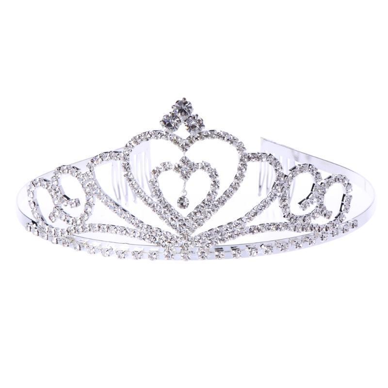 Gorgeous Wedding Bridal Rhinestone Tiara Crown Headband Comb Pin Headdress Prom