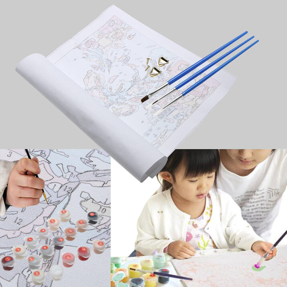 Rural Landscape 40x30cm DIY Paint By Numbers Oil Painting Kits Canvas