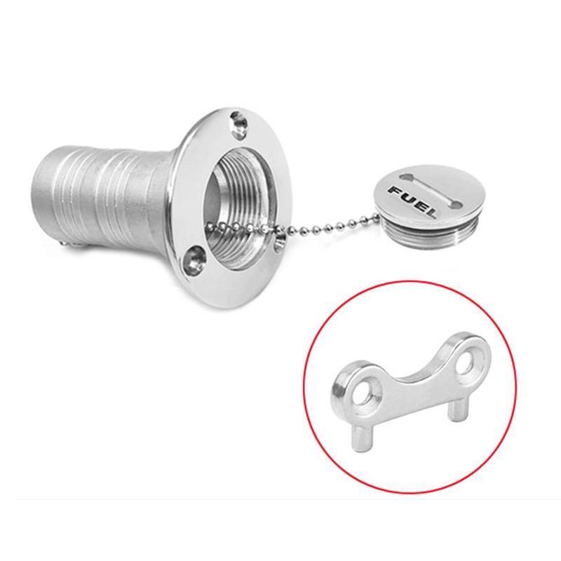 316 Stainless Fuel Gas Water Waste Tank Deck Fill Filler Cap Key for Boat Marine