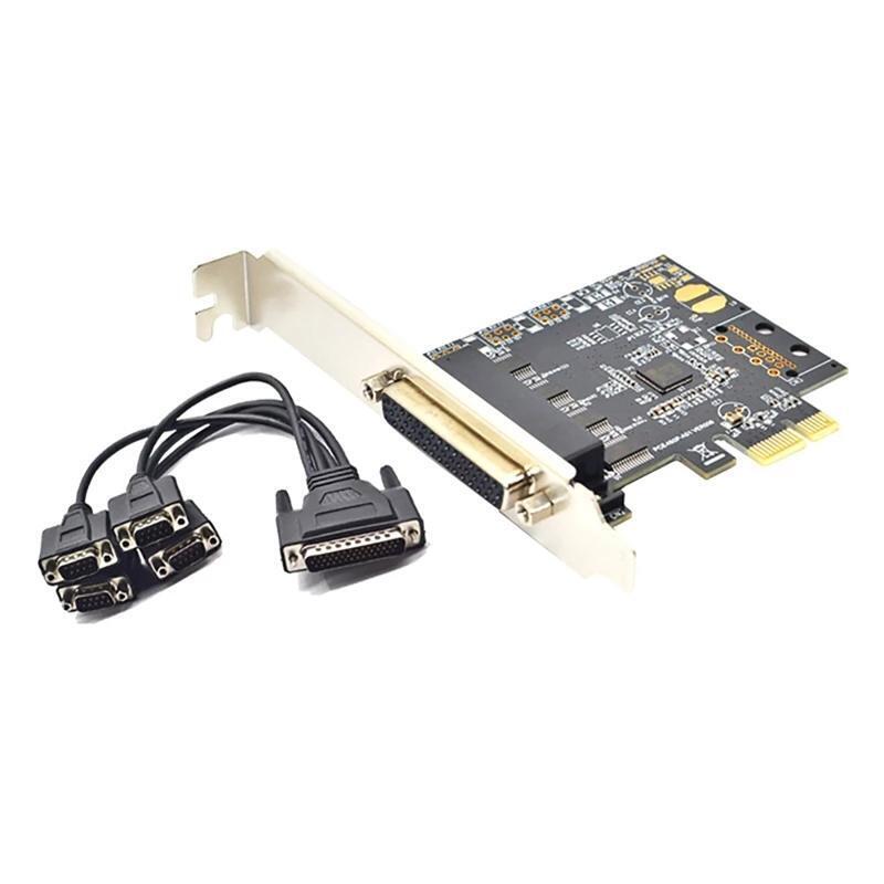 4-Port RS232 PCI Express Serial Card PCIE To DB9 9Pin RS232 Expansion Card