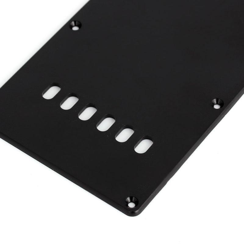 Ply Single Black Guitar Tremolo Spring Backplate Cover For Black Electric Guitar