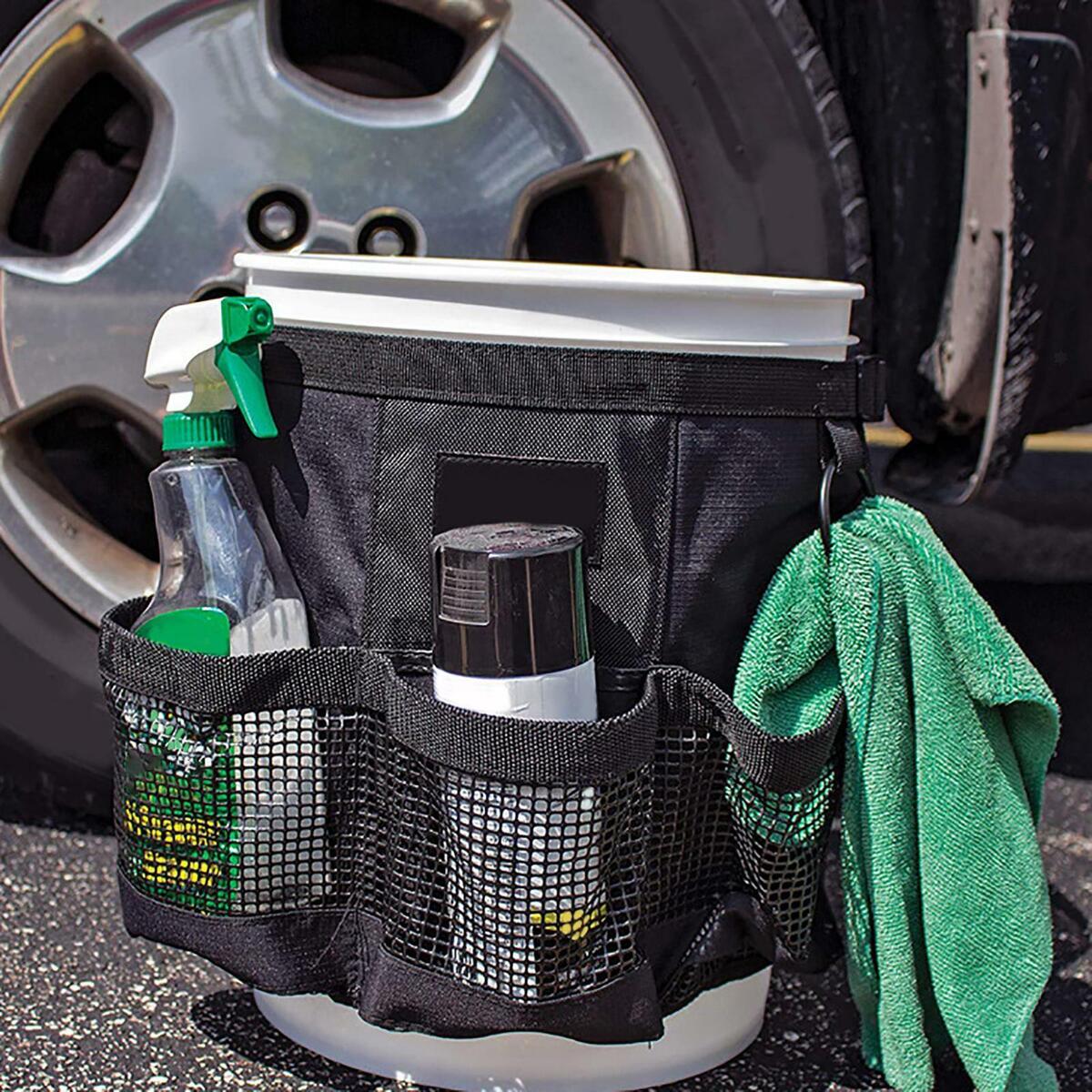 Car Bucket Wash Tool Organizer Fishing Bucket Storage for 5 Gallon Bucket