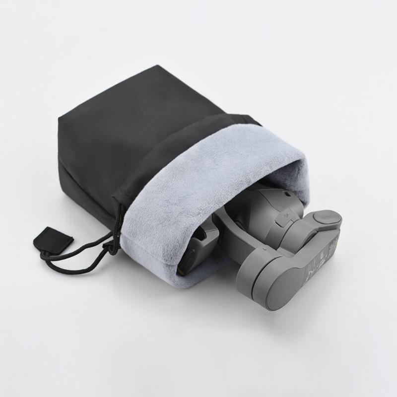 Flannel Drawstring Bag Portable Drawst Case for OM5/OM 4 SE/OM 3/Mavic Air 2/2S