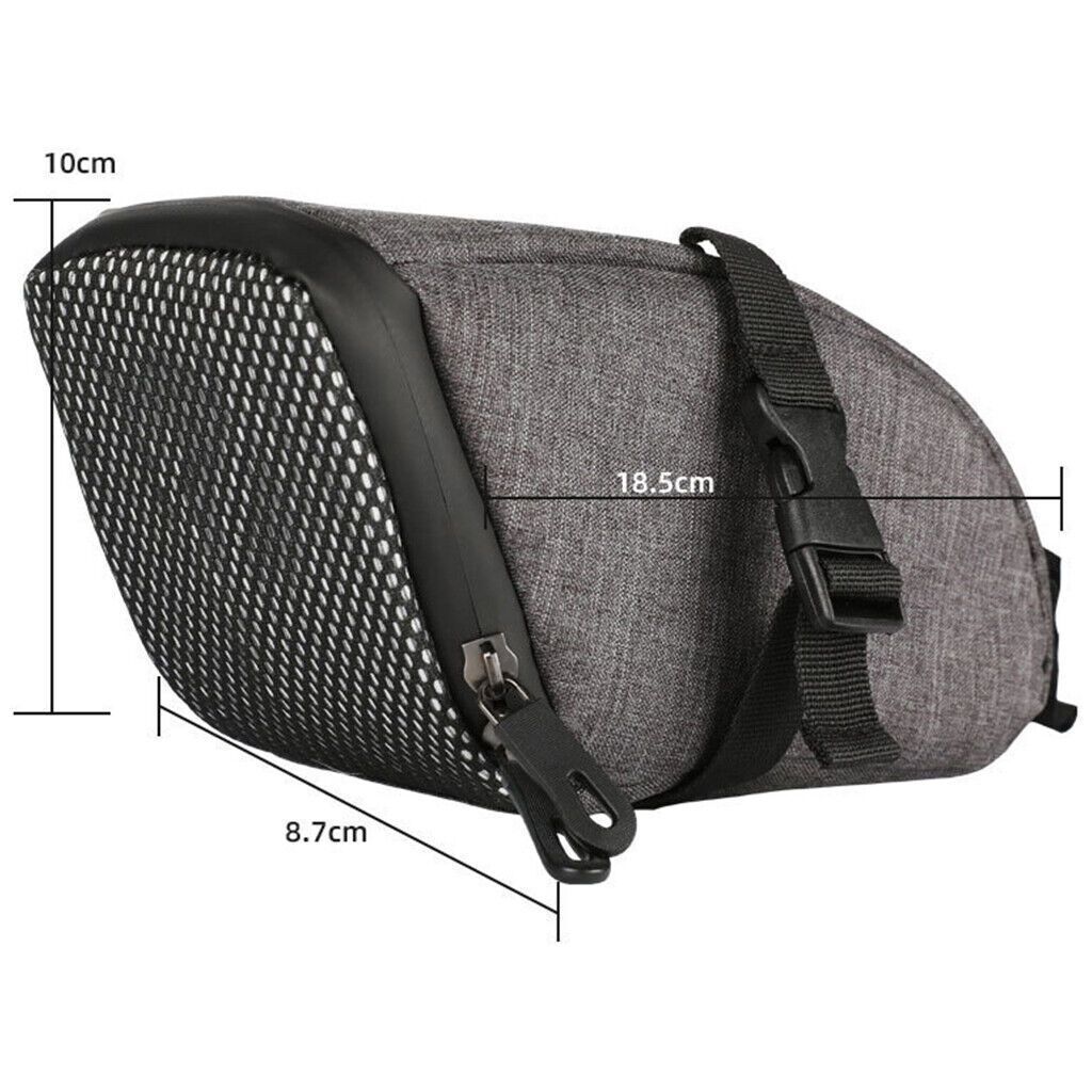 Storage Tool Rear Seat Tail with Tail Light Pack Portable Saddle Bag