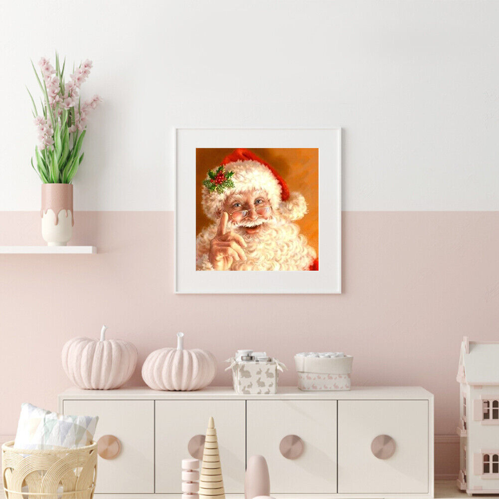 5D DIY Christmas Santa Claus Full Round Drill Diamond Painting Kit Craft