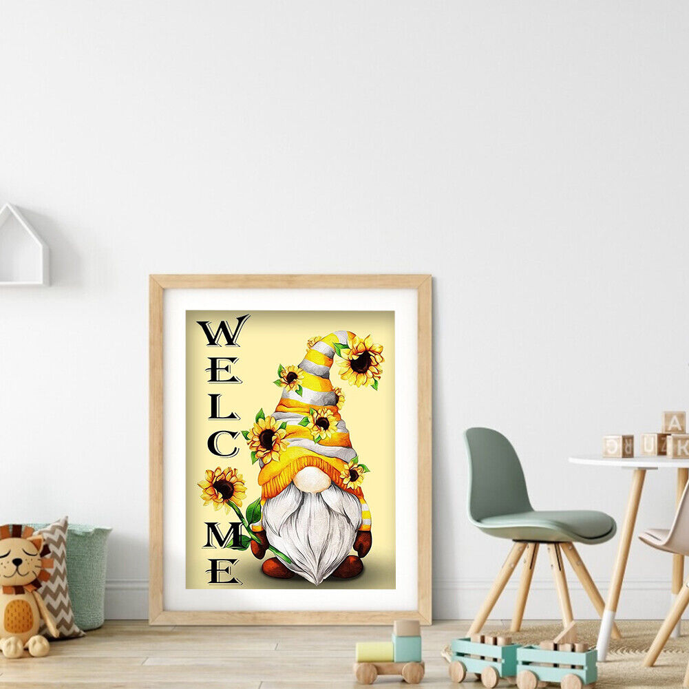 DIY Cross Stitch Full Embroidery Kit Goblin Stamped for Home Decoration