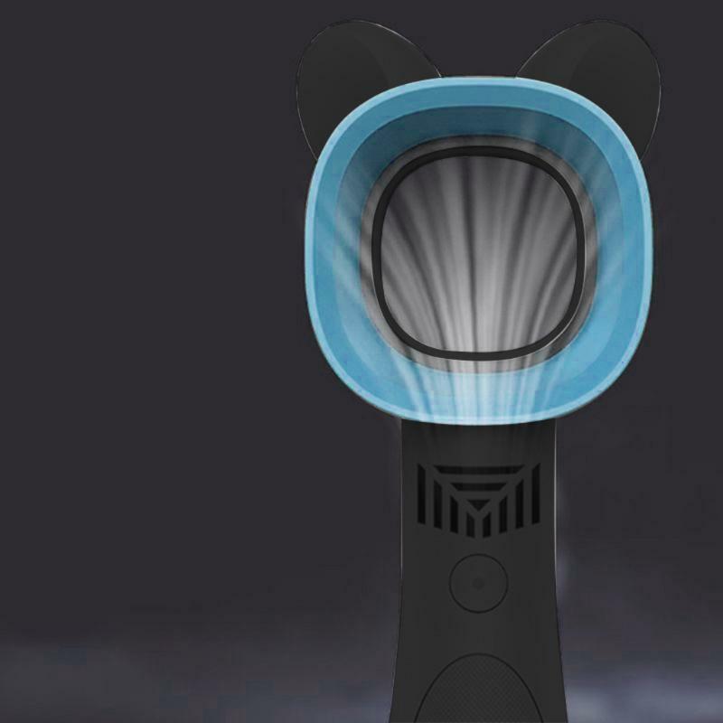 Portable 3 Speed Adjustable Bladeless Fan USB Handheld Desktop Airflow Cooler