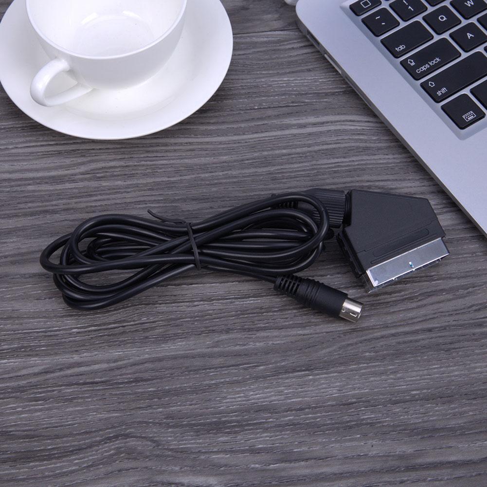 1.8m Length RGB/RGBS SCART OFC Adapter Cable for SEGA MD2 Game Console