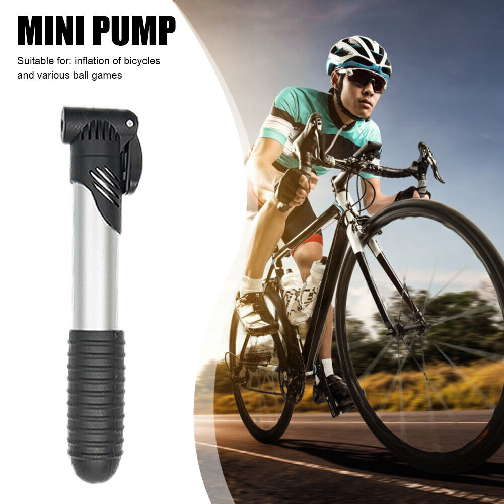 Bicycle Air Pump Mini Portable Aluminum Alloy Bike Cycling Tire Inflator