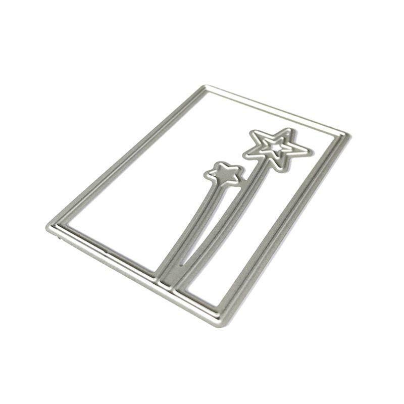 Star Frame Metal Cutting Dies Stencil Scrapbooking DIY Album paper Card Emboss