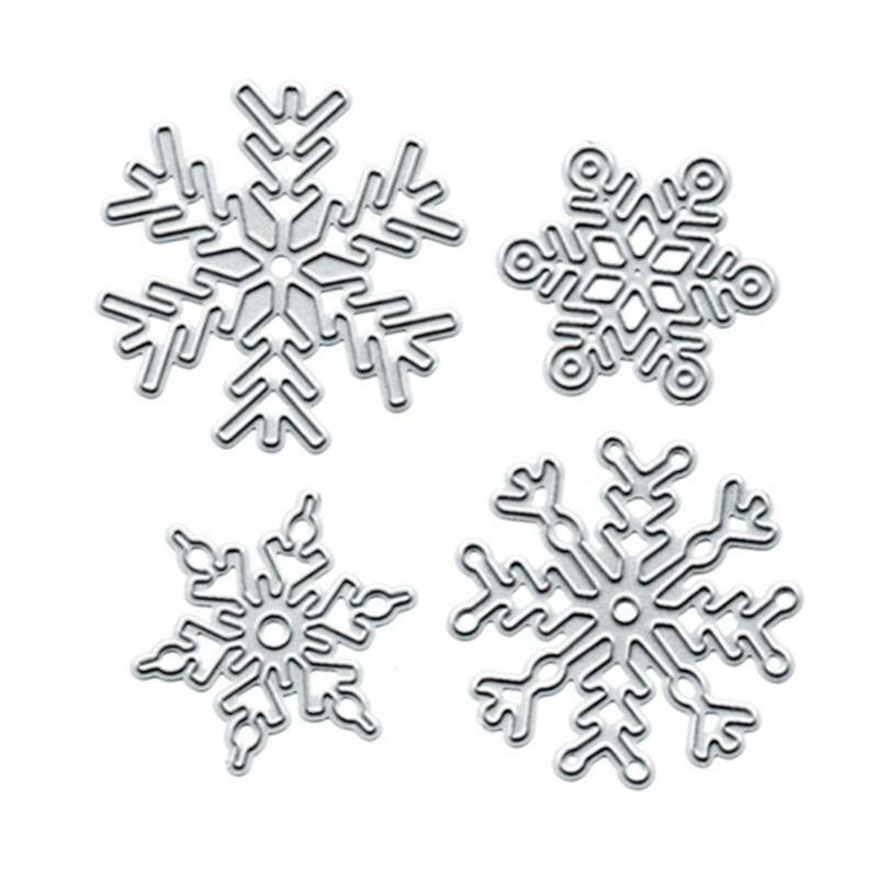Christmas Snowflake Metal Cutting Dies Stencil Scrapbooking DIY Album Stamp Card