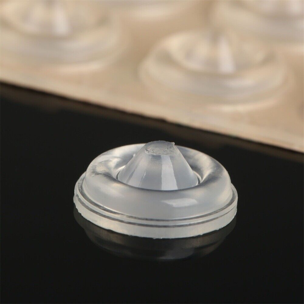100Pcs Self-Adhesive Door Buffer Pads Protector Stick On Furniture Feet Bumper