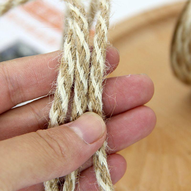 10m Natural Jute Twine Rope String Cord DIY Craft Burlap Wedding Scrapbooking