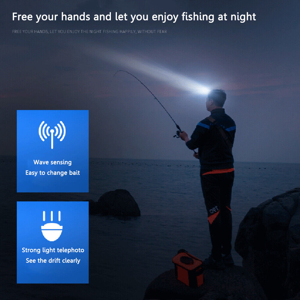 Multi-function Type-C Rechargeable Headlamp Gesture Sensor XPG Headlight