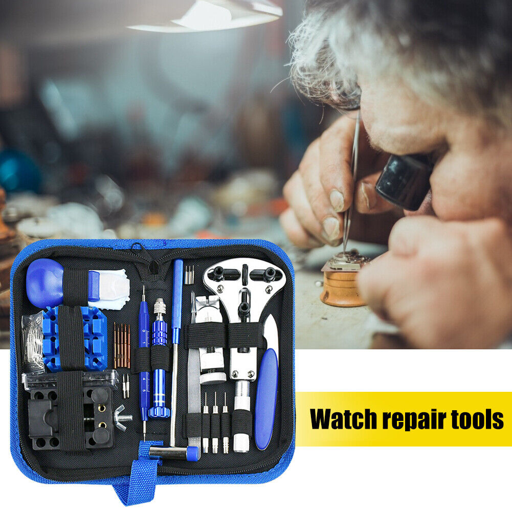185x Watchmaker Watch Repair Link Pin Remover Back Case Opener with Hammer