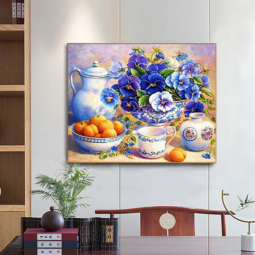 5D DIY Diamond Painting Table Fruit Flower Full Square Drill Wall (FF338)