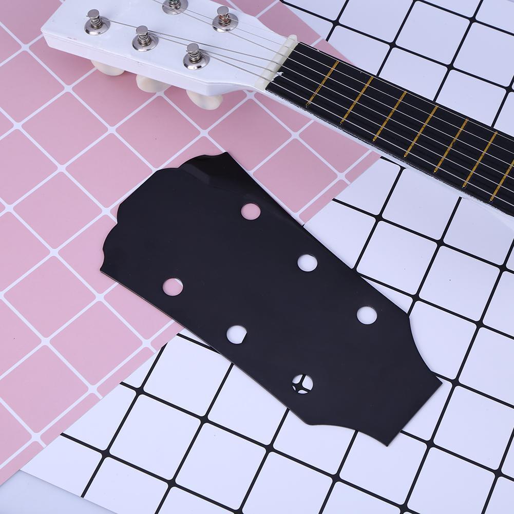 LP Style Steel Metal Electric Guitar Head Template Guitar Making Mold Black