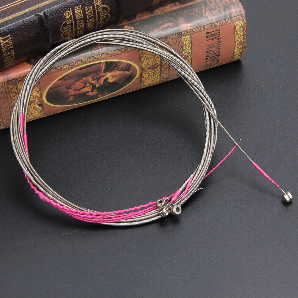 Set/4pcs Stainless Steel Nickel-plated Gauge Strings for Bass Guitar