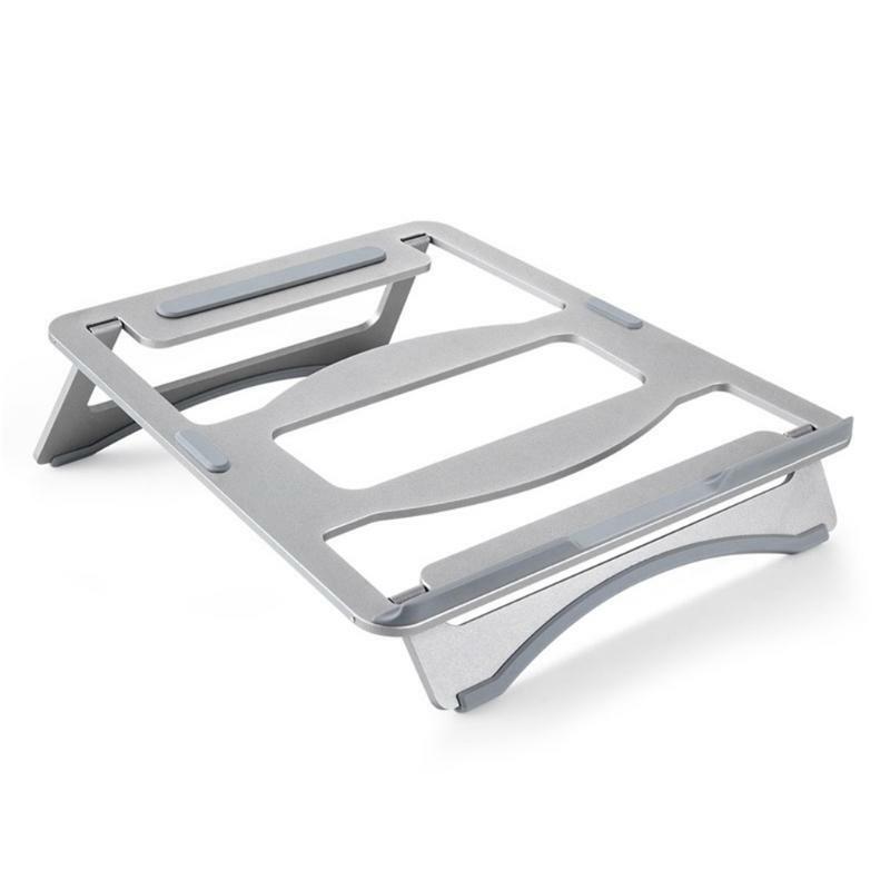 Aluminum Cooling Pad Holder Adjustable Bracket Anti-Skid Laptop Holder 11-17''