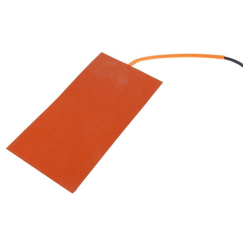 Silicone Heated Pad 152X304mm 100W 12V for Pizza Hot Food Delivery Bag Mat Heat