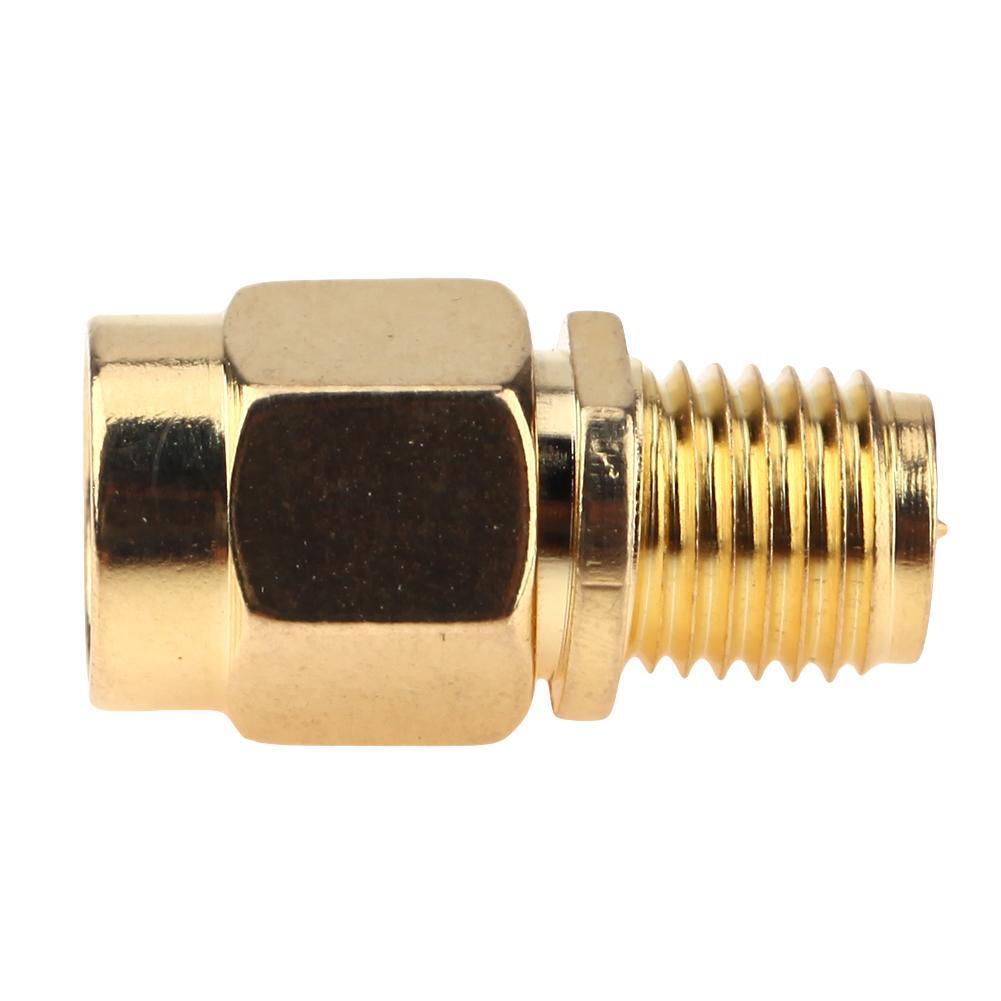 2pcs Full Copper SMA Female to SMA Male NIC Connector Adapter SMA Router