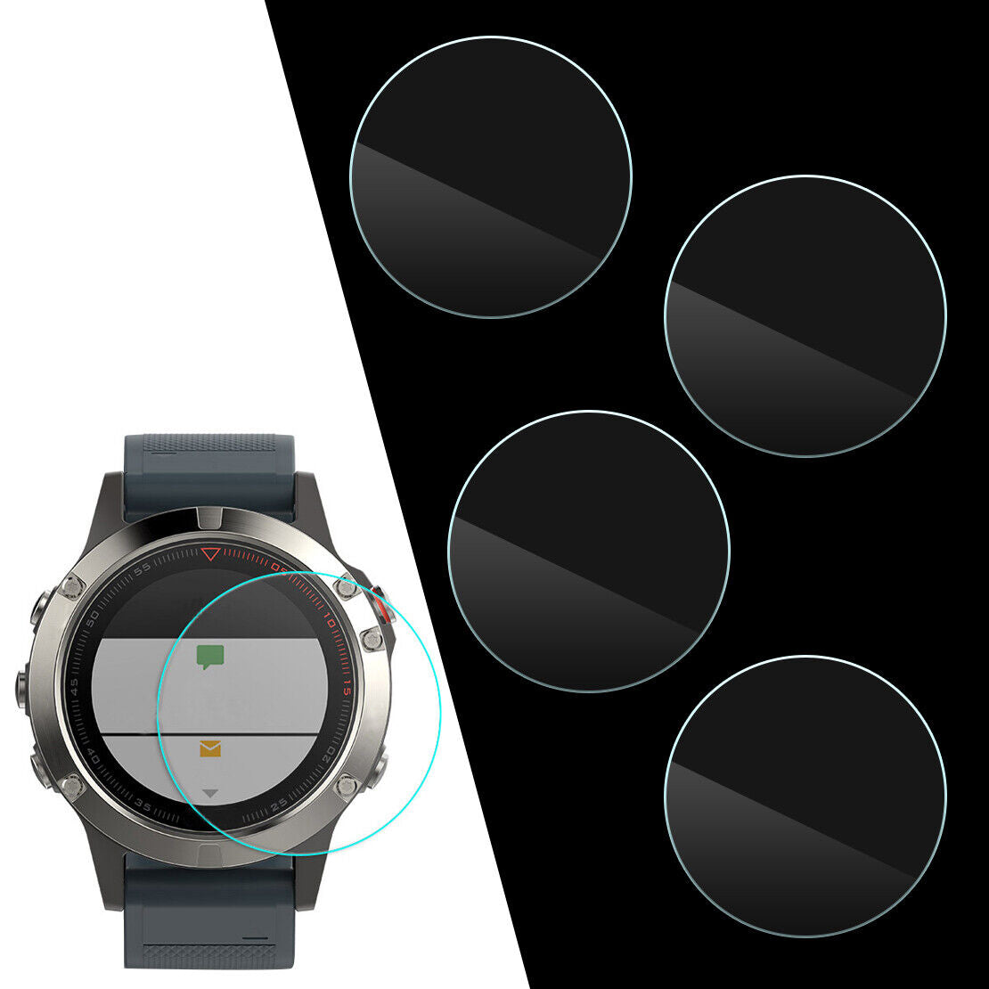 1x fit for Garmin Forerunner 935 9H Hardness Tempered Glass Screen Protector Li