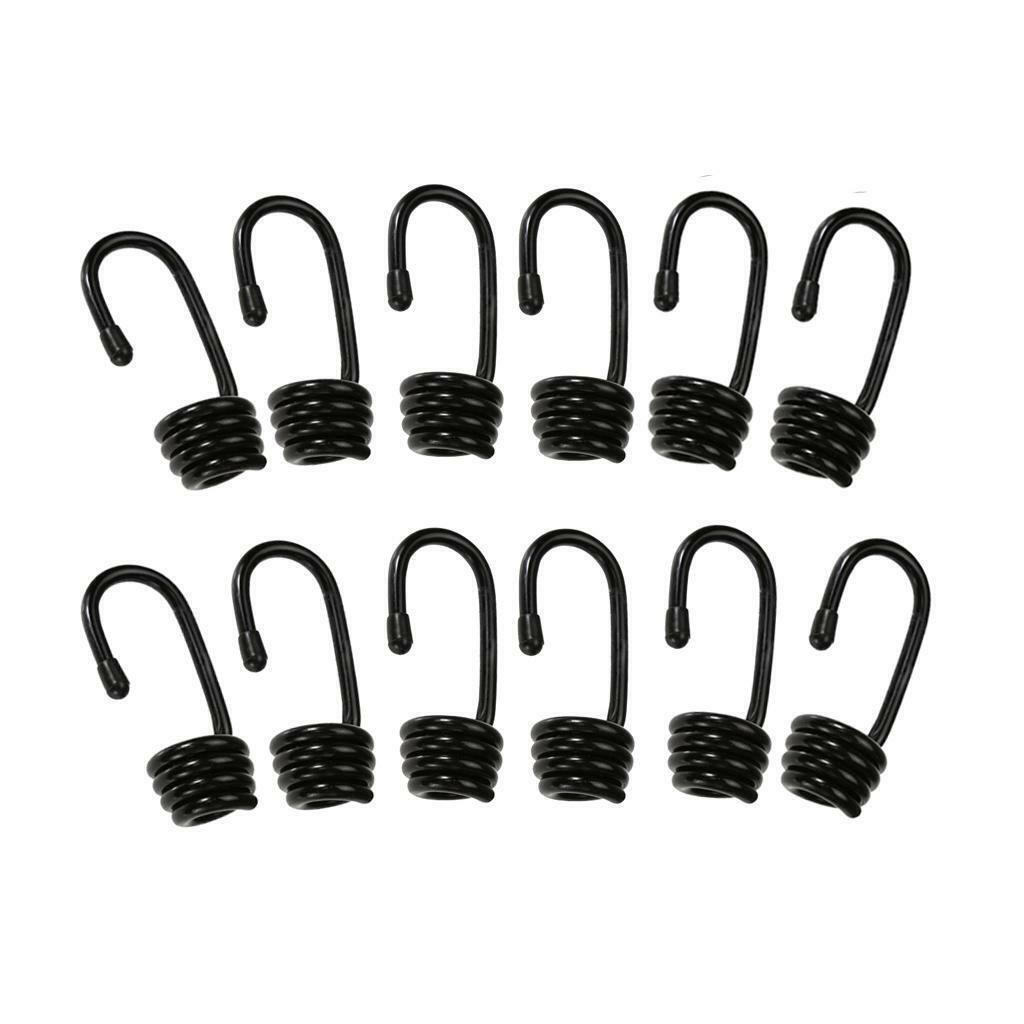 12 Pieces Spiral  End Hooks  For  Raft Tarps Covers