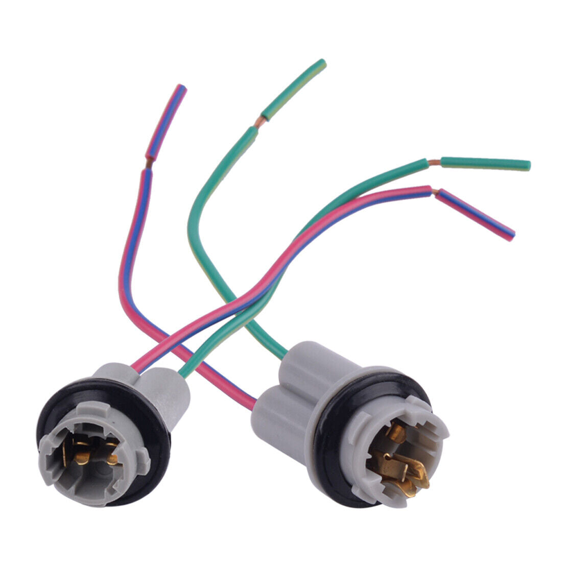 2Pc T15 912 927 W16W Female Base Socket Adapter Connector Extension Wire Harness