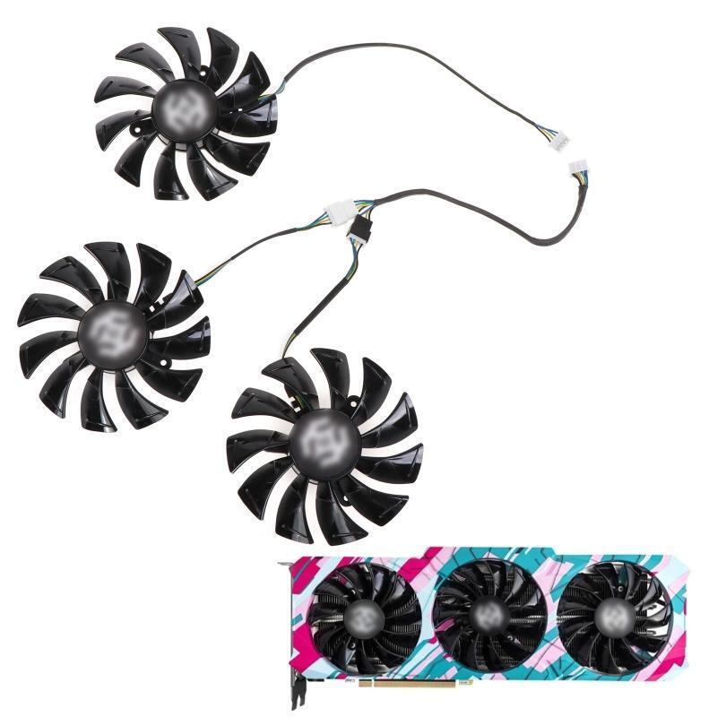 GA92S2U 4Pin 12V Graphics Card Cooler VGA Fan for RTX 3060TI 3070 Video Card
