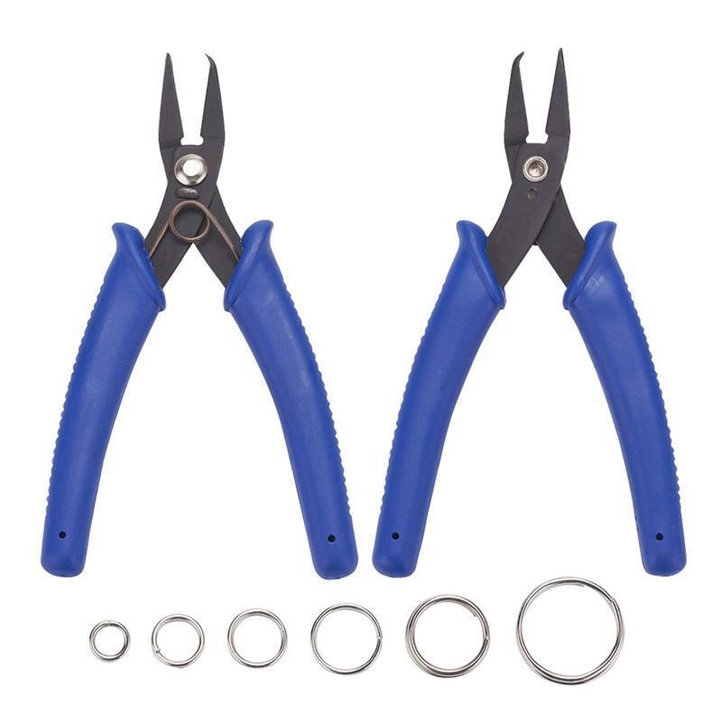 Bifurcated Ring with Bifurcated Ring Pliers Double Closed Jump Ring Split Ring