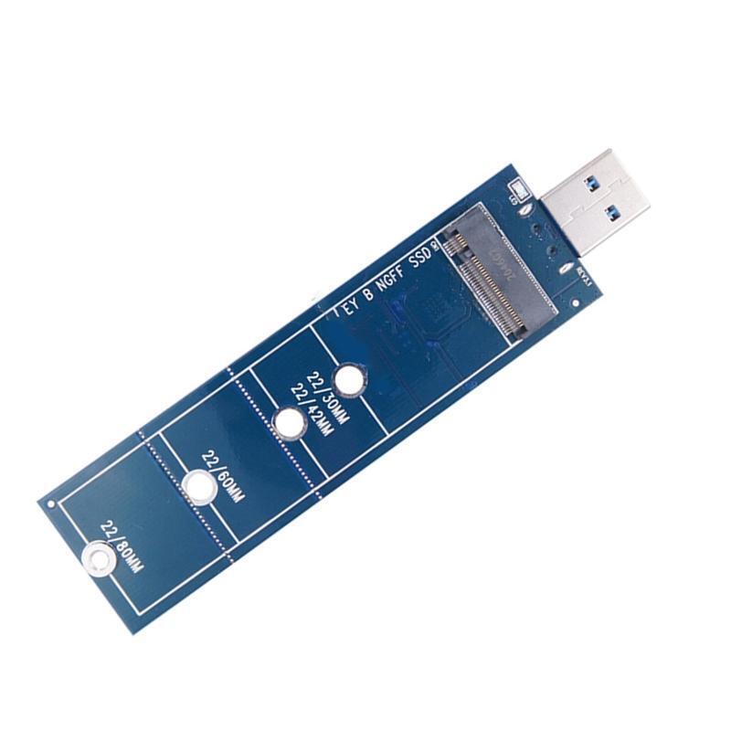 2242 USB3.0 to Nvme M.2 B NGFF -SATA SSD Converter Adapter Card Smart Flash Disk