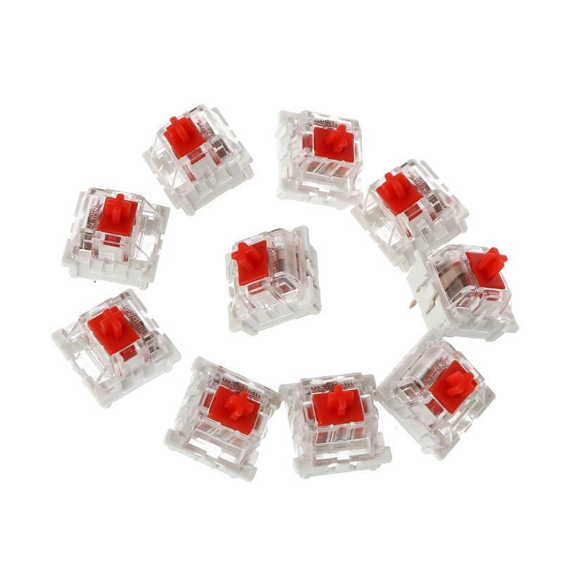 10Pcs 3 Pin Mechanical Keyboard Switch Brown Replacement For Gateron Cherry MX