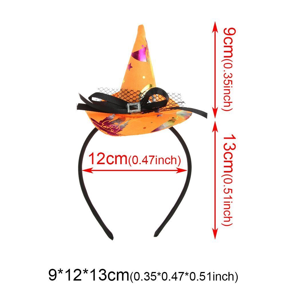 Witch Hat Performance Props Party Hairband Decor Headwear Halloween Headband